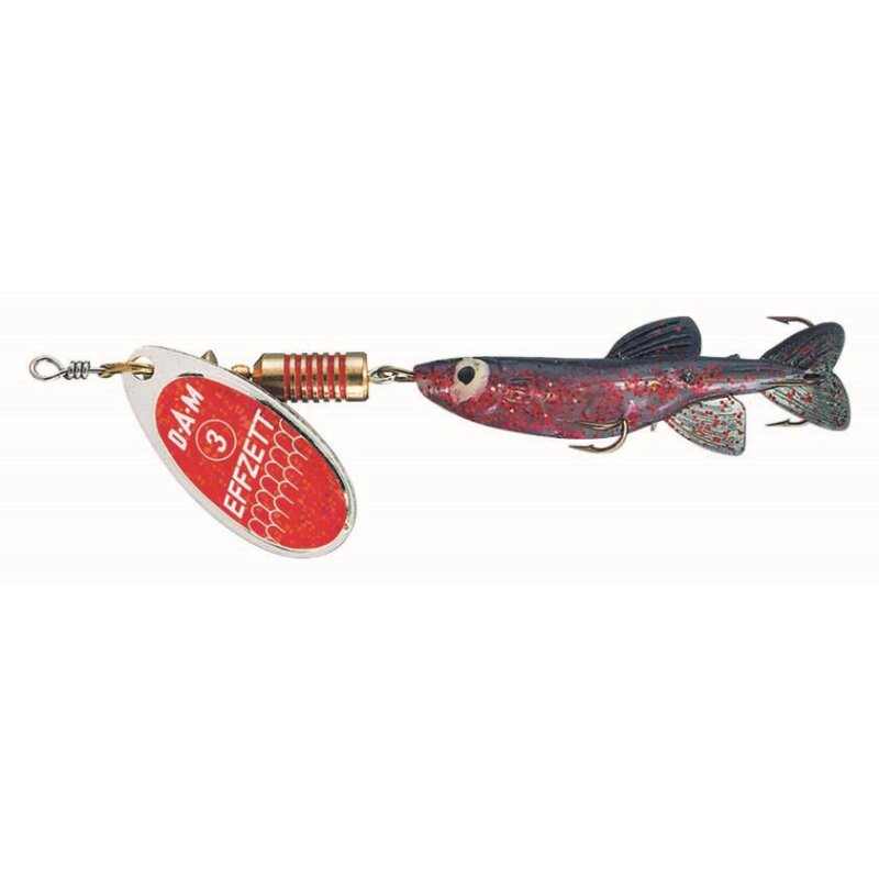 DAM Effzett Spinner Minnow 3g Red/Glitter DAM Effzett Spinner Minnow 3g Red/Glitter