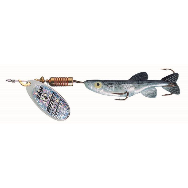 DAM Effzett Spinner Minnow 3g Silver/Black