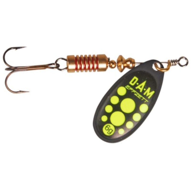 DAM Effzett Spinner Standard 4g Black Yellow DAM Effzett Spinner Standard 4g Black Yellow