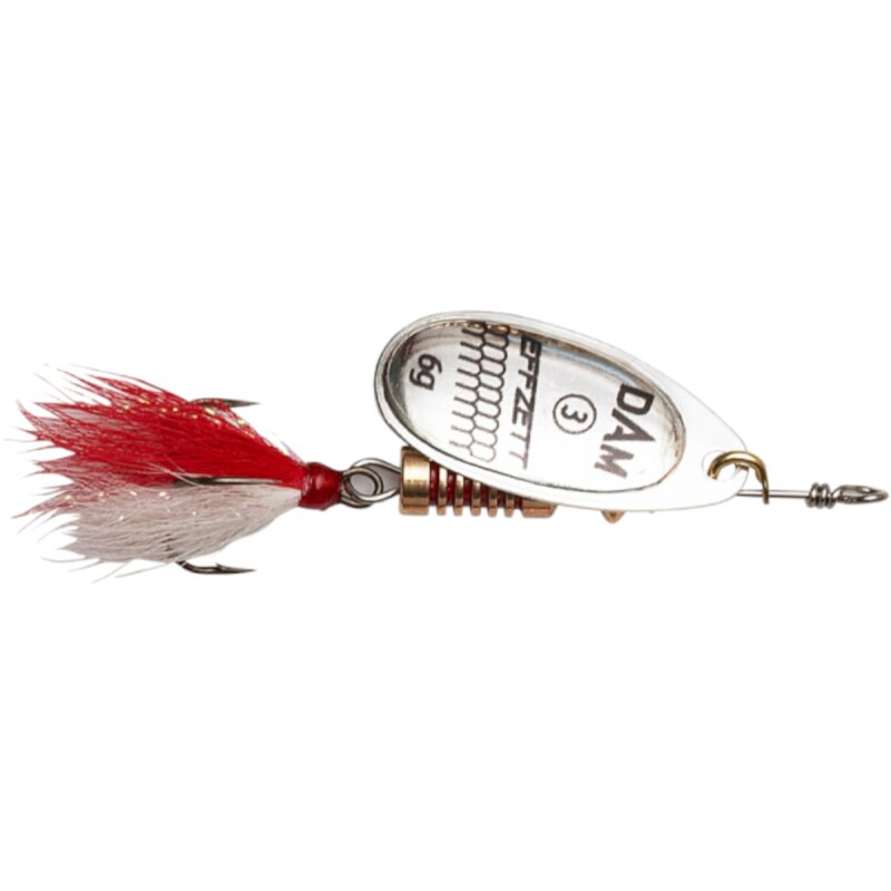DAM Effzett Spinner Standard Dressed 10g Silver DAM Effzett Spinner Standard Dressed 10g Silver