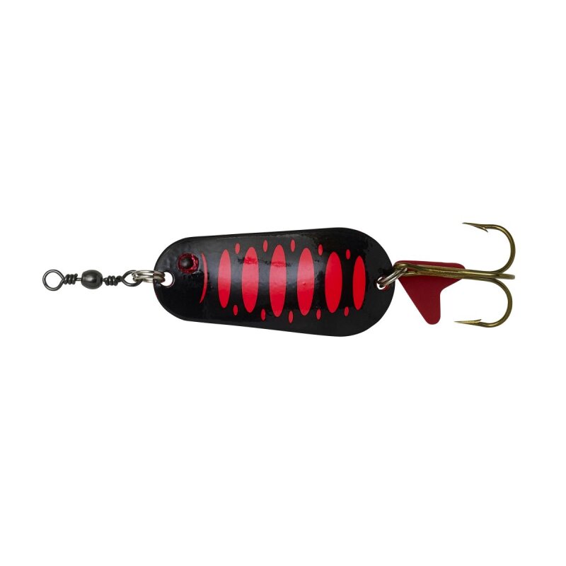 DAM Effzett Standard Spoon 4,5cm 16g Fluo Red/Black UV DAM Effzett Standard Spoon 4,5cm 16g Fluo Red/Black UV