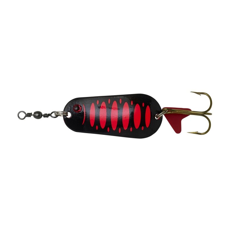 DAM Effzett Standard Spoon 5,5cm 22g Fluo Red/Black UV