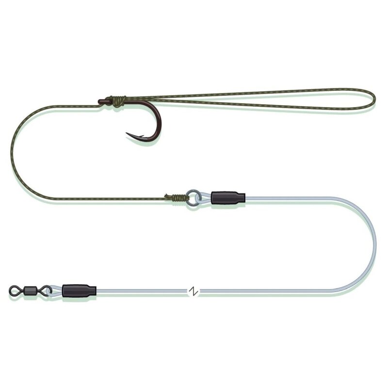 DAM Madcat Combi Pellet Rig 70cm Gr.3/0 0,95mm DAM Madcat Combi Pellet Rig 70cm Gr.3/0 0,95mm