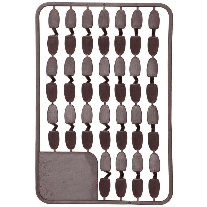 DAM Madcat Pellet Stops L Dark Brown 50Stk. DAM Madcat Pellet Stops L Dark Brown 50Stk.