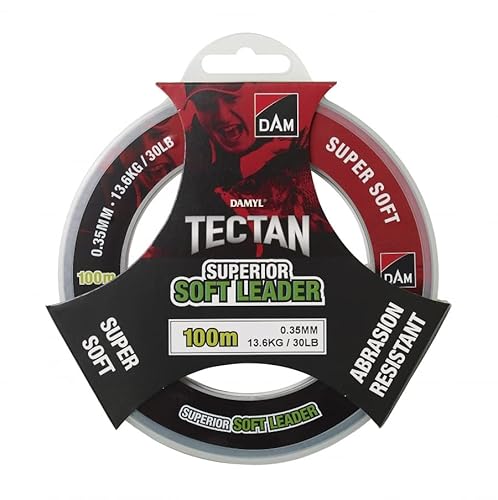 DAM TECTAN SUPERIOR SOFT LEADER 100M 0.70MM 36.2KG 80LBS TRANSPARANT DAM TECTAN SUPERIOR SOFT LEADER 100M 0.70MM 36.2KG 80LBS TRANSPARANT