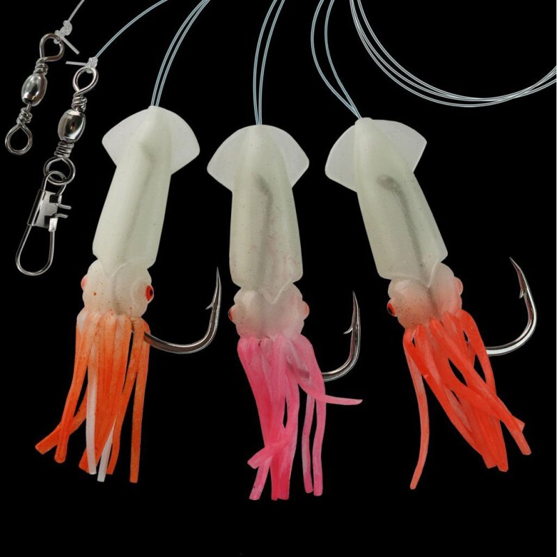 DEGA Dorsch-Vorfach 3 Octopus Gr.5/0 145cm 0,6mm Luminous/Orange DEGA Dorsch-Vorfach 3 Octopus Gr.5/0 145cm 0,6mm Luminous/Orange