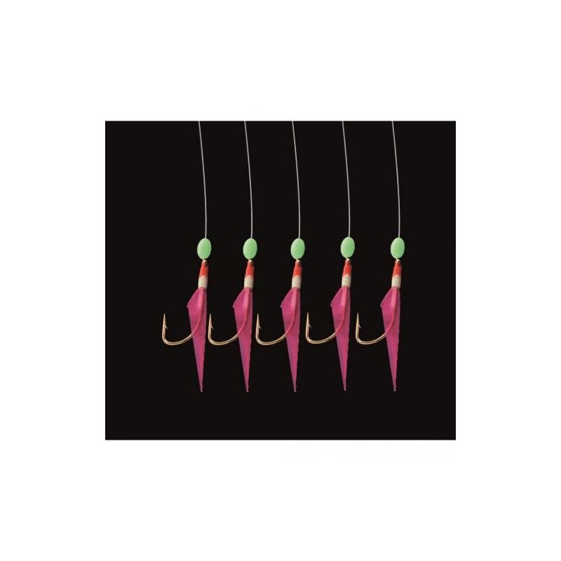 DEGA Herings- und Pilk-Vorfach Leuchtpunkte Gr.3 0,6mm 0,45mm Red DEGA Herings- und Pilk-Vorfach Leuchtpunkte Gr.3 0,6mm 0,45mm Red