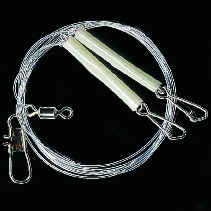 DEGA Meeres-Paternoster Pilk-Vorfach Nylon-Monofil 2 Arme 11cm Gr.2... DEGA Meeres-Paternoster Pilk-Vorfach Nylon-Monofil 2 Arme 11cm Gr.2...