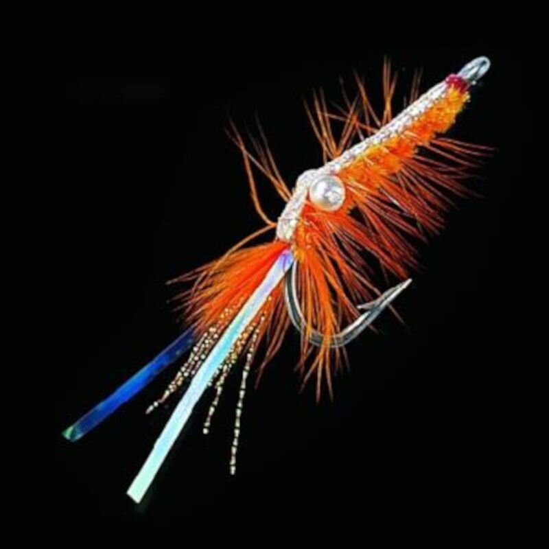 DEGA Meeresbeifänger Shrimp Gr.1/0 Orange/Silver DEGA Meeresbeifänger Shrimp Gr.1/0 Orange/Silver