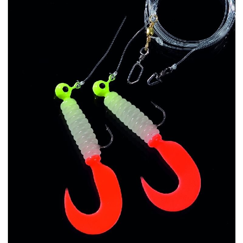 DEGA Pilkvorfach Twister Gr.2/0 130cm 0,6mm 0,5mm Luminous-Japanrot DEGA Pilkvorfach Twister Gr.2/0 130cm 0,6mm 0,5mm Luminous-Japanrot