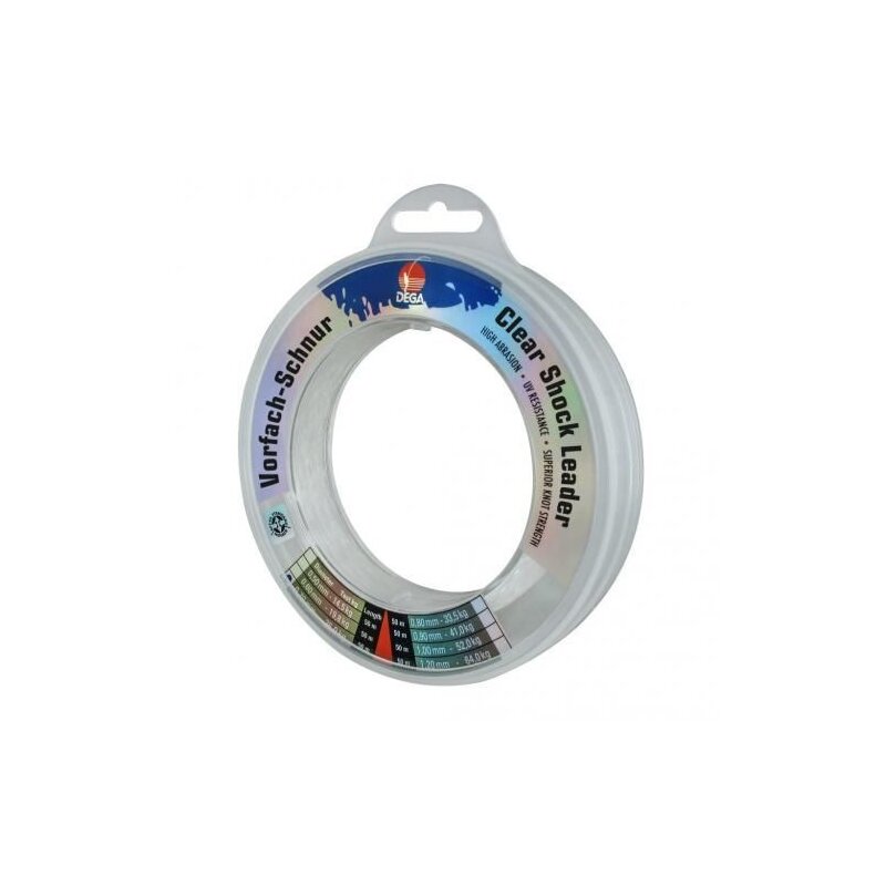 DEGA Saltwater Shockleader Vorfachschnur 1mm 52kg 50m... (0,18 € pro 1 m) DEGA Saltwater Shockleader Vorfachschnur 1mm 52kg 50m... (0,18 € pro 1 m)