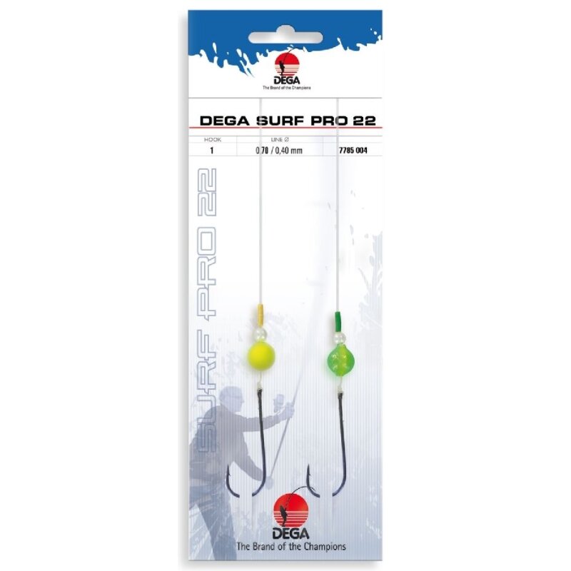 DEGA Surf Pro Brandungsvorfach 22 Gr.1 145cm 0,7mm 0,4mm DEGA Surf Pro Brandungsvorfach 22 Gr.1 145cm 0,7mm 0,4mm