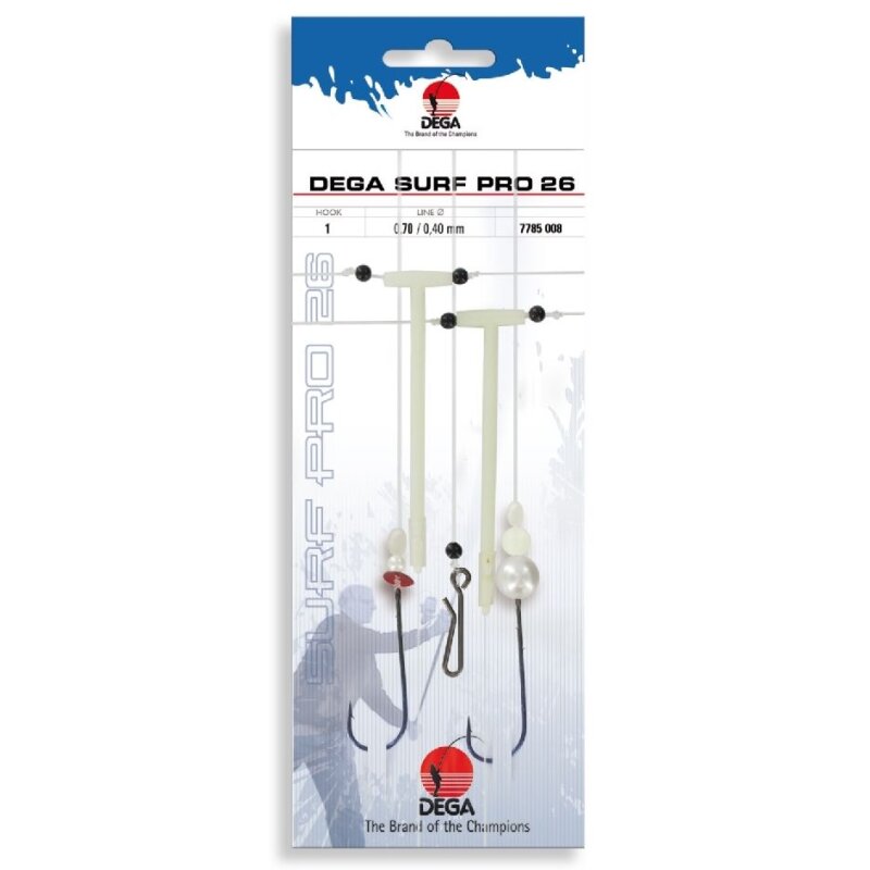 DEGA Surf Pro Brandungsvorfach 26 Gr.1 105cm 0,7mm 0,4mm DEGA Surf Pro Brandungsvorfach 26 Gr.1 105cm 0,7mm 0,4mm