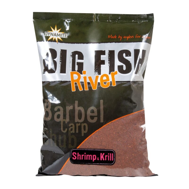 DYNAMITE BAITS Big Fish River Groundbait Shrimp & Krill... (5,08 € pro 1 kg)