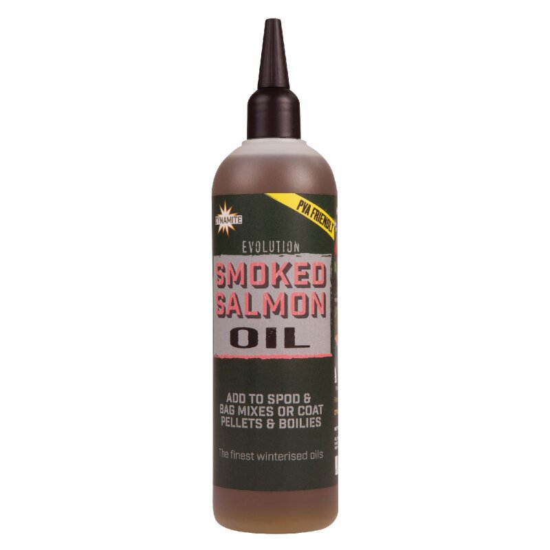 DYNAMITE BAITS Evolution Oil Smoked Salmon 300ml (23,10 € pro 1 l)