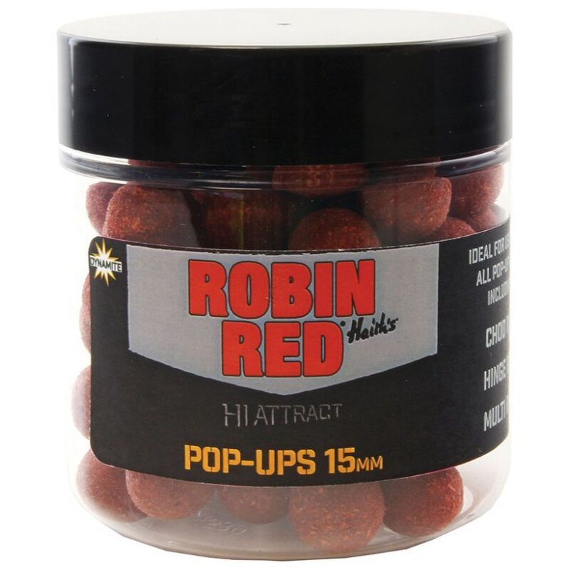 DYNAMITE BAITS Floating Pop-Ups Robin Red 15mm (91,40 € pro 1 kg)