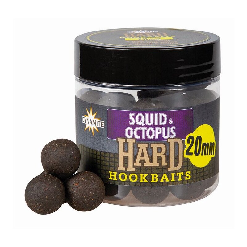 DYNAMITE BAITS Hard Hookbaits Squid & Octopus 20mm 150g (53,87 € pro 1 kg)