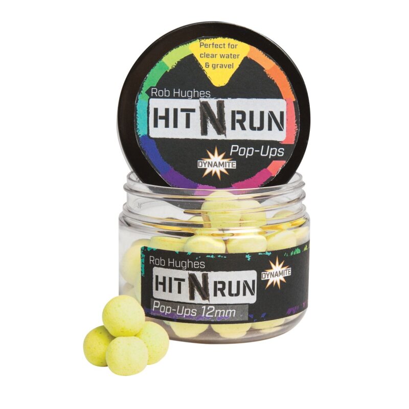 DYNAMITE BAITS Hit N Run Pop Ups 12mm 20g Yellow (268,50 € pro 1 kg) DYNAMITE BAITS Hit N Run Pop Ups 12mm 20g Yellow (268,50 € pro 1 kg)