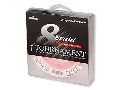 Daiwa Tournament 8 Braid pink 0.20mm 18.8kg, 135m Daiwa Tournament 8 Braid pink 0.20mm 18.8kg, 135m von Daiwa