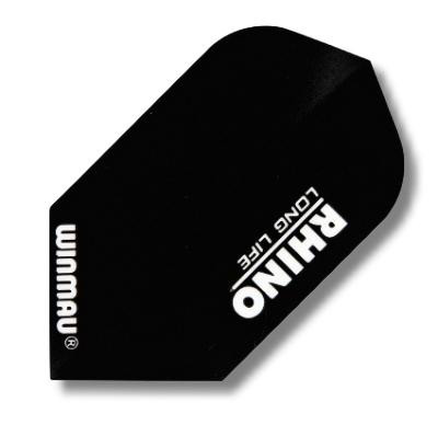 Dart-Fly Winmau RHINO, Slim-Line, schwarz, 6905-104 Dart-Fly Winmau RHINO, Slim-Line, schwarz, 6905-104