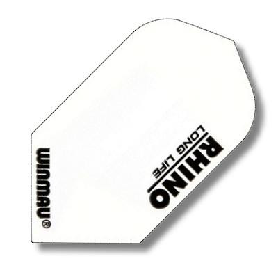 Dart-Fly Winmau RHINO, Slim-Line, weiß, 6905-107 Dart-Fly Winmau RHINO, Slim-Line, weiß, 6905-107