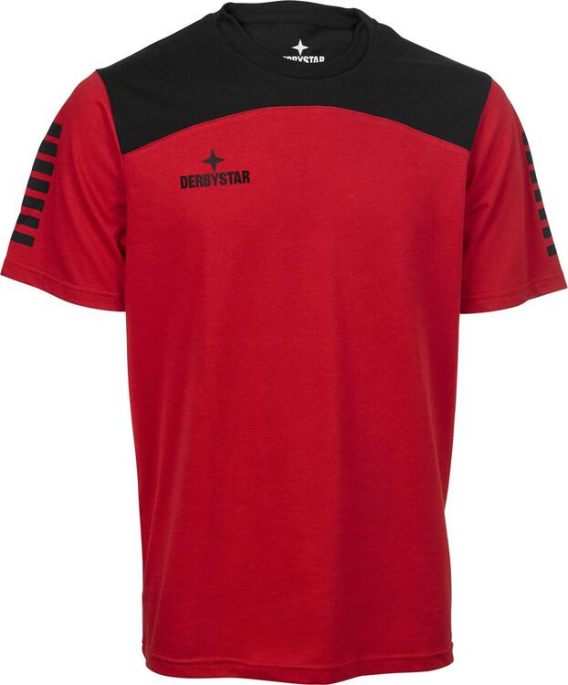 Derbystar T-Shirt Ultimo v23 Kinder 6080140320 rot schwarz - Gr. 140