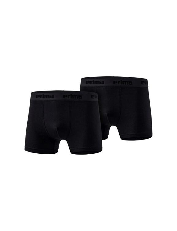 Erima 2-Pack Boxershorts Erwachsene schwarz Gr??e: XXL