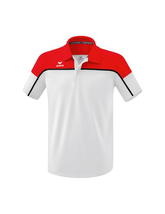 Erima CHANGE by erima Poloshirt Erwachsene wei?/rot/schwarz Gr??e: XXL