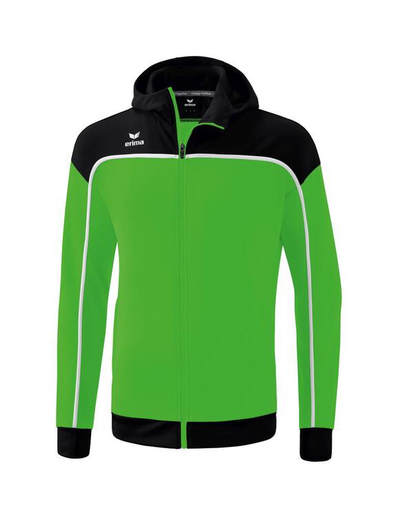 Erima Change Trainingsjacke mit Kapuze green/schwarz/wei? M