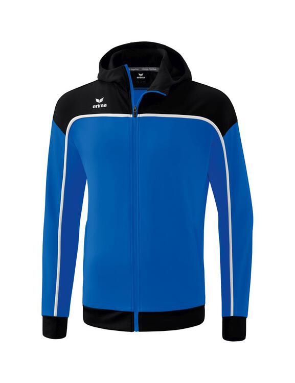 Erima Change Trainingsjacke mit Kapuze new royal/schwarz/wei? 42