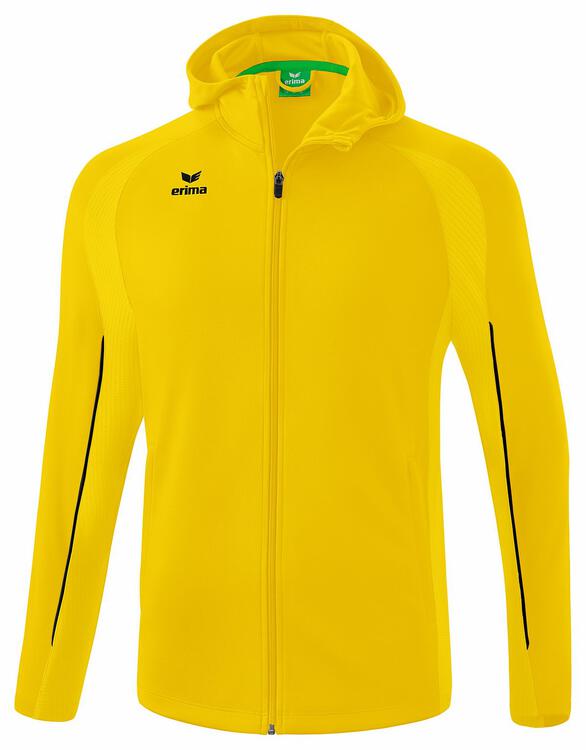 Erima LIGA STAR Trainingsjacke mit Kapuze Kinder gelb/schwarz...