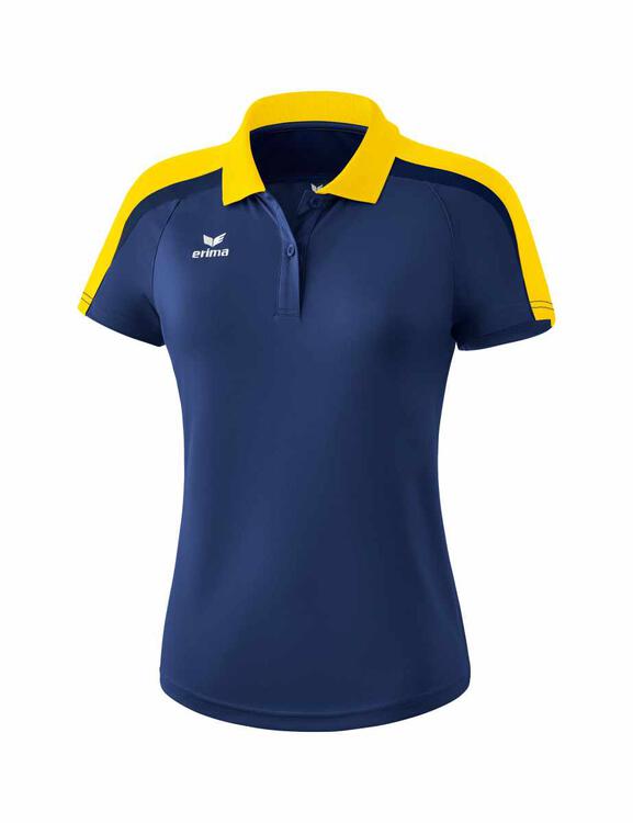 Erima Liga 2.0 Poloshirt new navy/gelb/dark navy 1111835 Damen Gr. 38