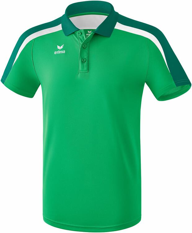 Erima Liga 2.0 Poloshirt smaragd/evergreen/wei? 1111823 Erwachsene...