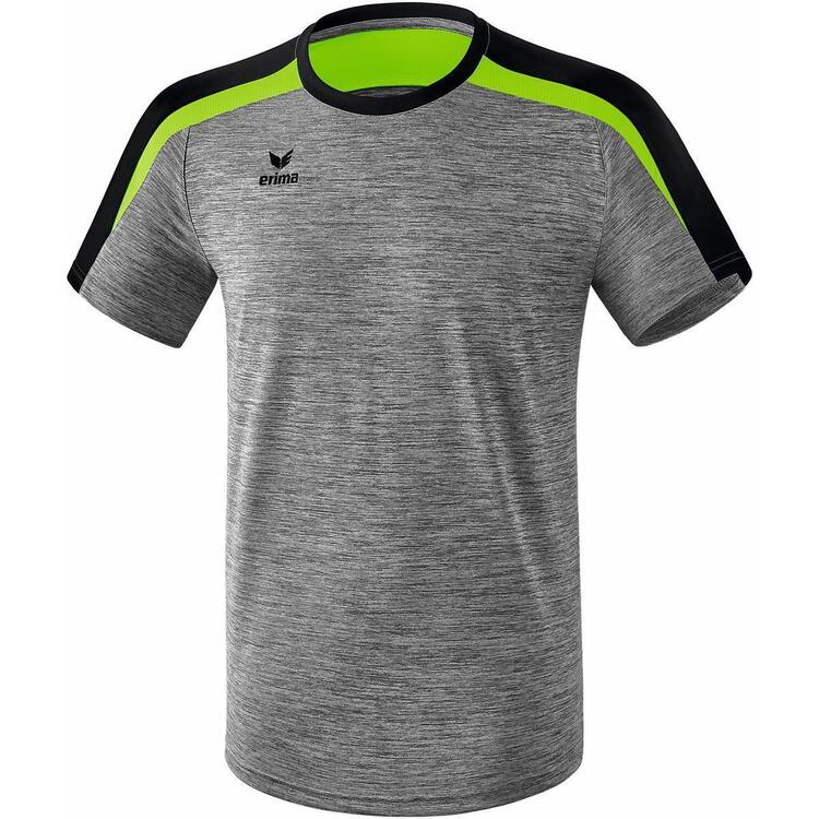 Erima Liga 2.0 T-Shirt grau melange/schwarz/green gecko 1081837...