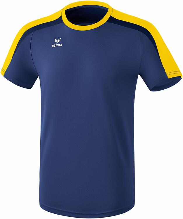 Erima Liga 2.0 T-Shirt new navy/gelb/dark navy 1081835 Damen Gr. 44