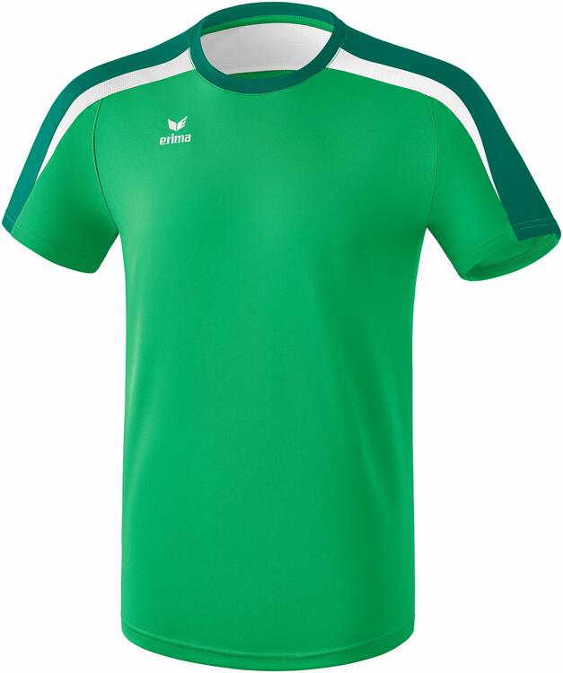 Erima Liga 2.0 T-Shirt smaragd/evergreen/wei? 1081833 Damen Gr. 36