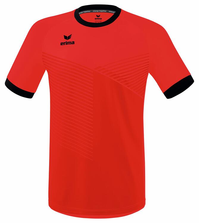 Erima Mantua Trikot Erwachsene rot/schwarz Gr??e: S