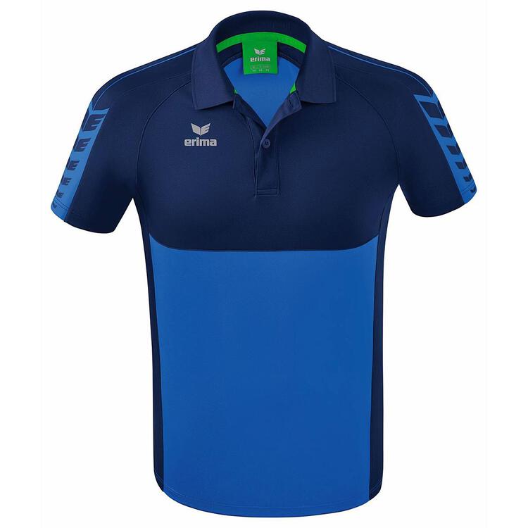 Erima Six Wings Poloshirt 1112201 new royal/new navy XXL