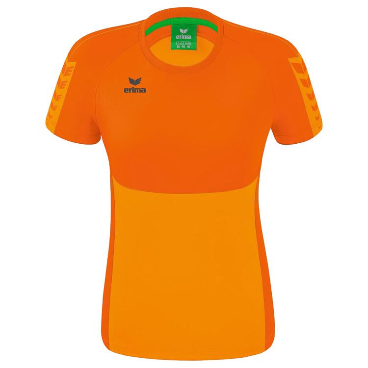 Erima Six Wings T-Shirt Damen new orange/orange 40