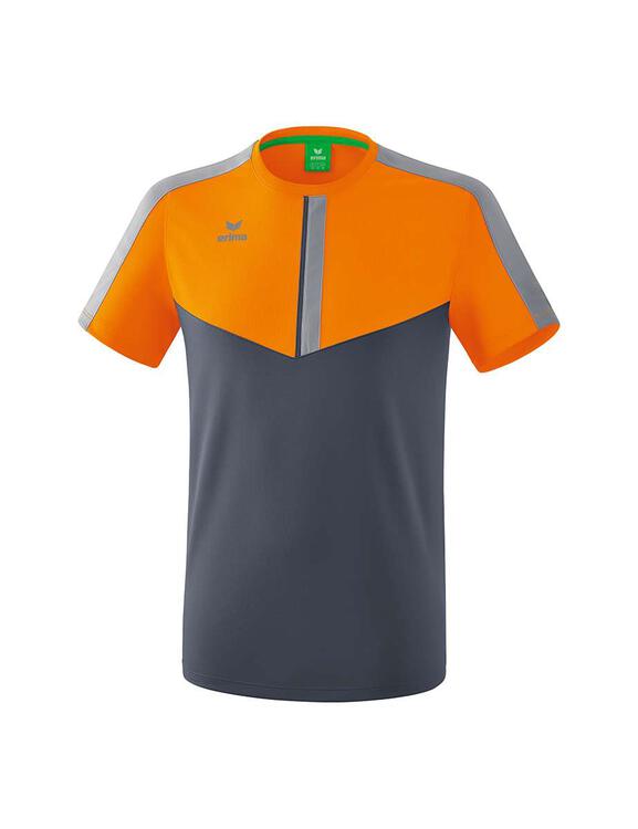 Erima Squad T-Shirt new orange/slate grey/monument grey Kinder...