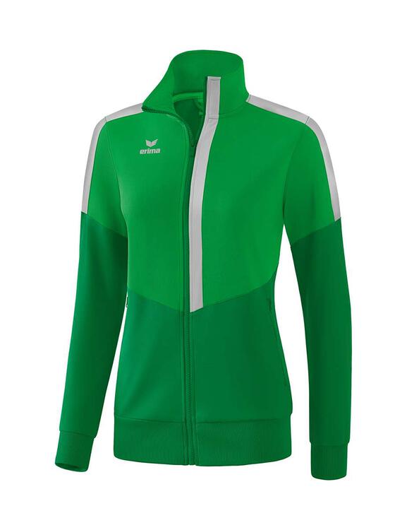 Erima Squad Worker Jacke fern green/smaragd/silver grey Damen...