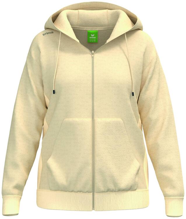 Erima TS Kapuzenjacke beige - Gr. 34 Erima TS Kapuzenjacke beige - Gr. 34