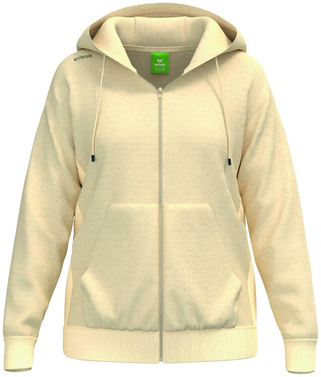 Erima TS Kapuzenjacke beige - Gr. 40