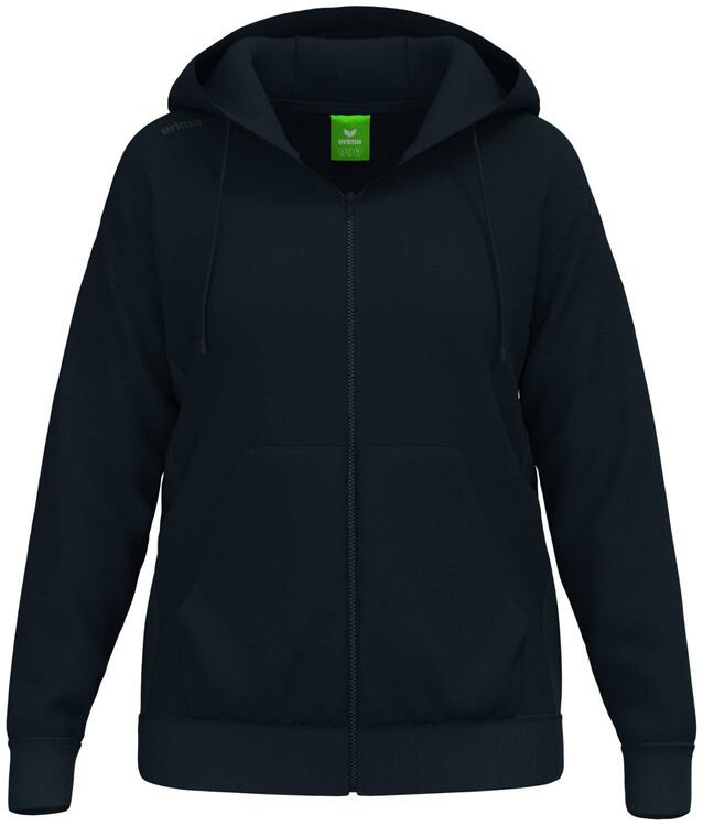 Erima TS Kapuzenjacke schwarz - Gr. 38 Erima TS Kapuzenjacke schwarz - Gr. 38