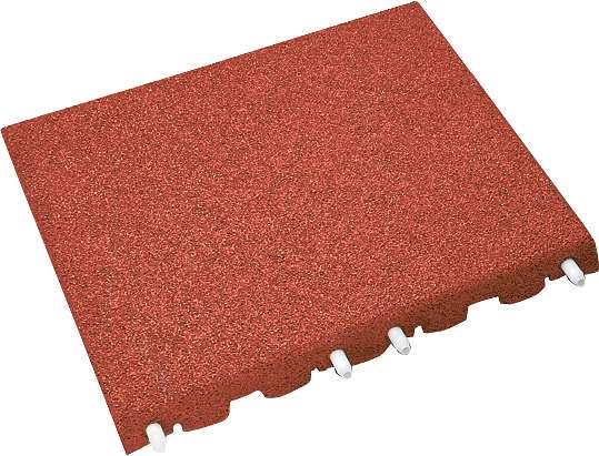 Euroflex Fallschutzplatte, Rot, 40 mm Euroflex Fallschutzplatte, Rot, 40 mm von Euroflex