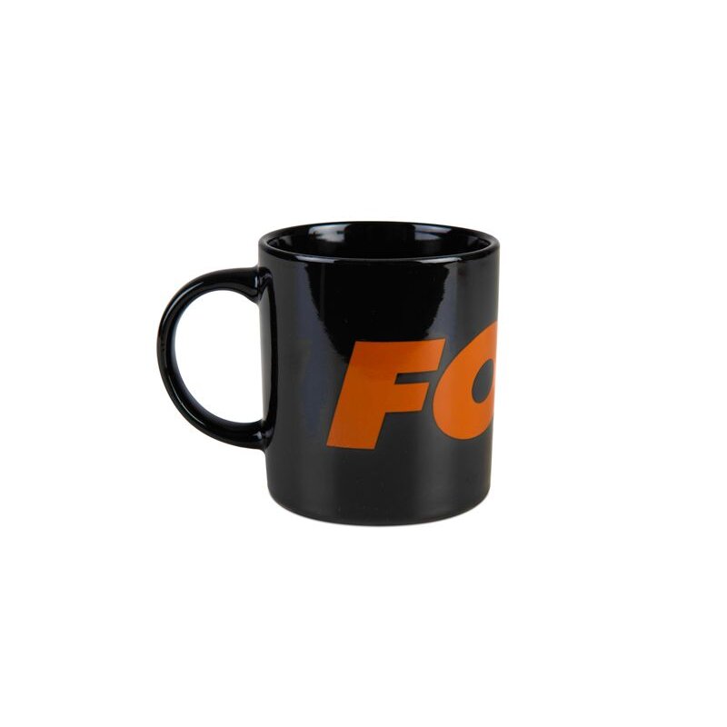 FOX Black and Orange Logo Ceramic Mug 350ml FOX Black and Orange Logo Ceramic Mug 350ml
