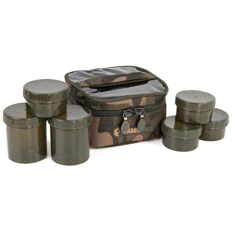 FOX Camolite Hookbait Case 6 Pot 17x16,5x9,5cm FOX Camolite Hookbait Case 6 Pot 17x16,5x9,5cm