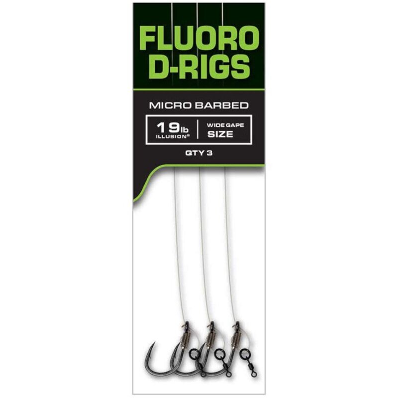 FOX Carp Ready Rigs Fluoro D-Rig Gr.6 30cm 0,39mm 8,6kg 3Stk. FOX Carp Ready Rigs Fluoro D-Rig Gr.6 30cm 0,39mm 8,6kg 3Stk.