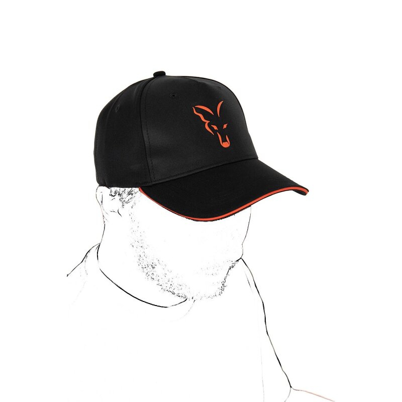 FOX Collection Baseball Cap OneSize Black/Orange FOX Collection Baseball Cap OneSize Black/Orange