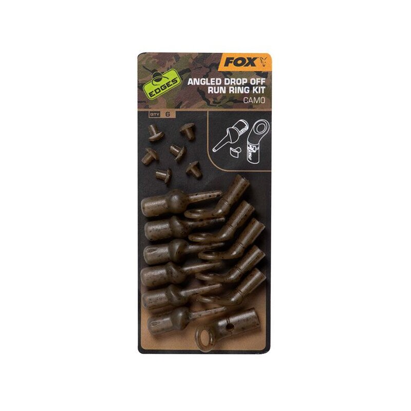 FOX Edges Angled Drop Off Run Rig Kit Camo 6Stk. FOX Edges Angled Drop Off Run Rig Kit Camo 6Stk.